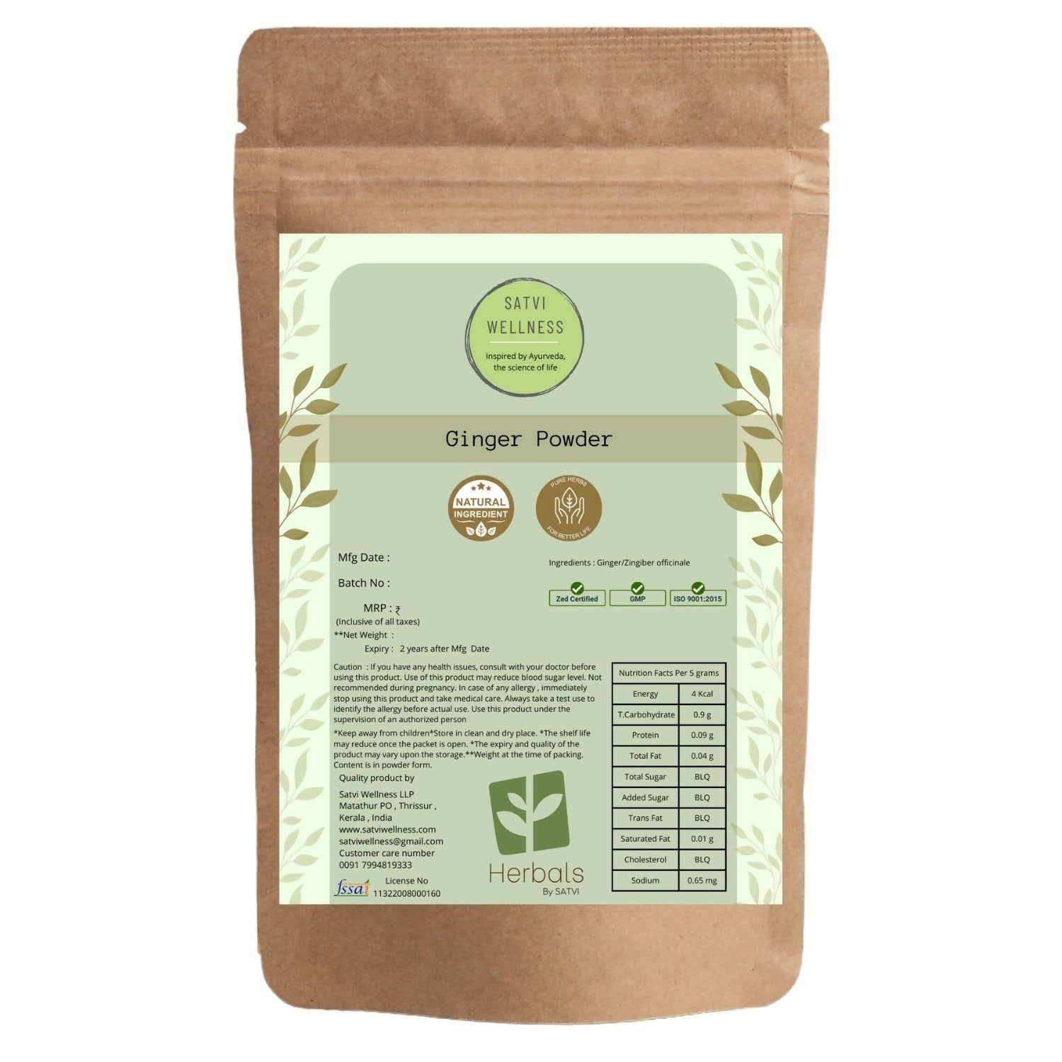 Satvi Wellness Ginger Powder 