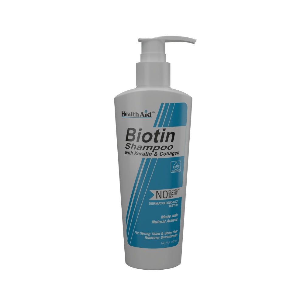 HealthAid Biotin Shampoo with Keratin & Collagen 
