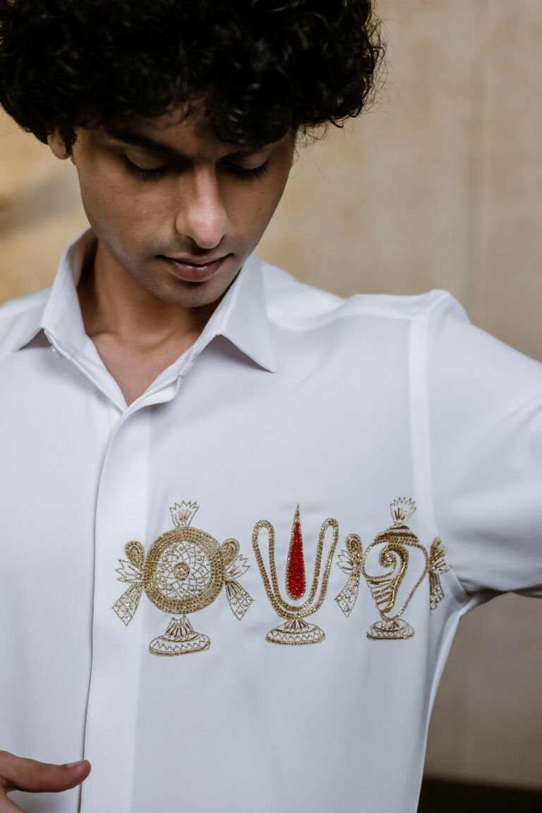 British White Kanaka Murti Shirt By Hilo Design 