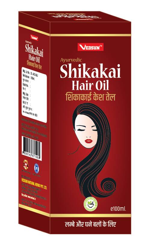 Vedsun Naturals Shikakai Herbal Hair Oil for Women & Men 