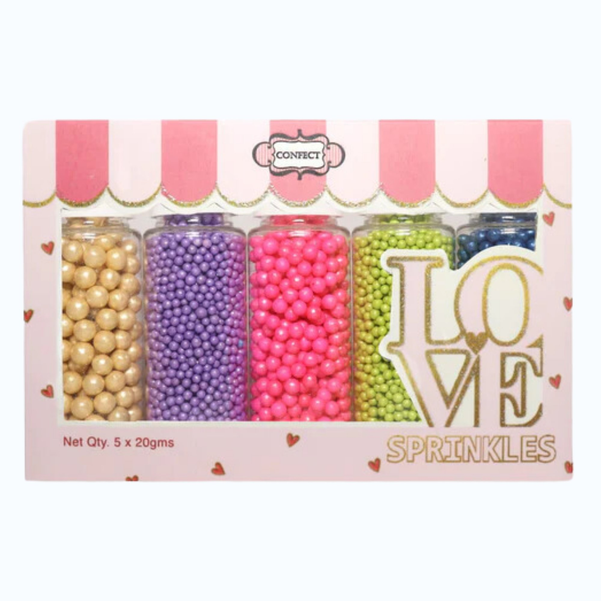 Confect Tropical Treat Disco Balls Assorted Sprinkles (DB-02)