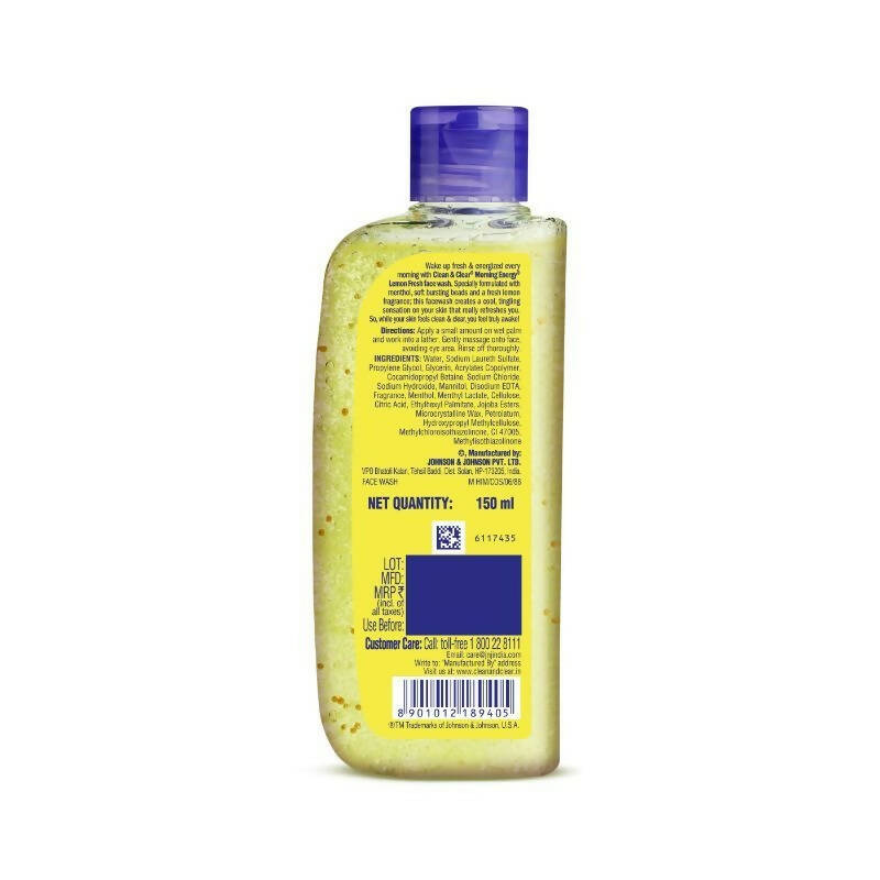Clean & Clear Morning Energy Lemon Fresh Face Wash - Grab2buy