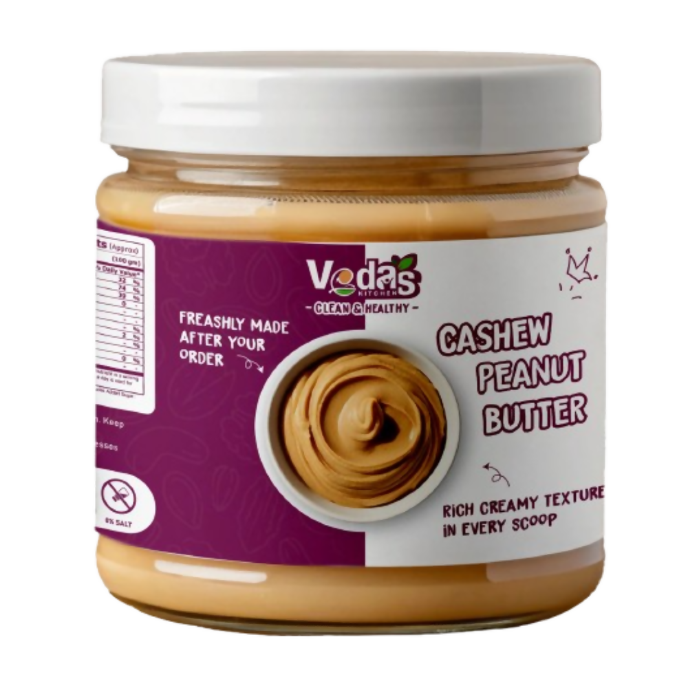 Vedas Kitchen Cashew Peanut Butter  Grab2Buy Vedas Kitchen Grab2Buy