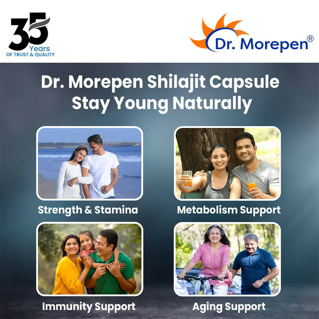 Dr. Morepen Natural & Pure SJ Resin and SJ Capsules Combo 