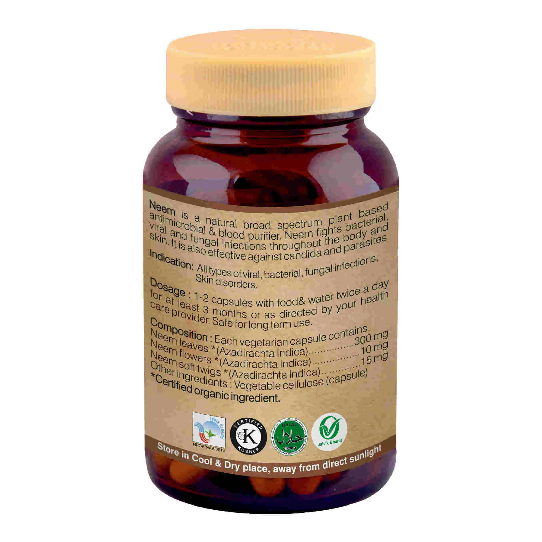Organic Wellness Neem Capsules - Grab2buy