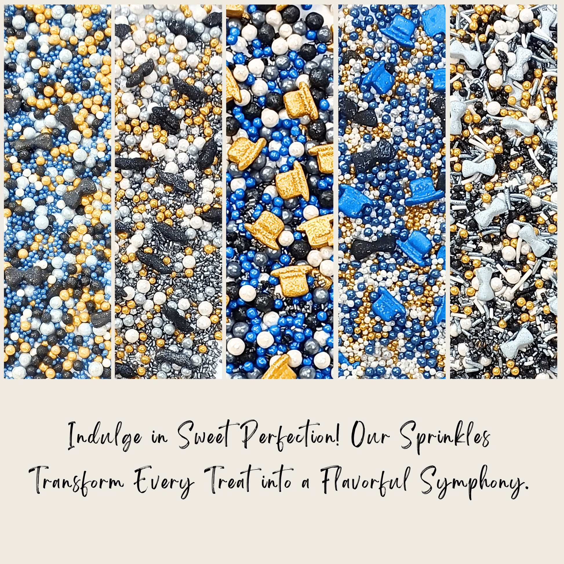 Confect Black, Blue & White | (01) Father's Day Sprinkles
