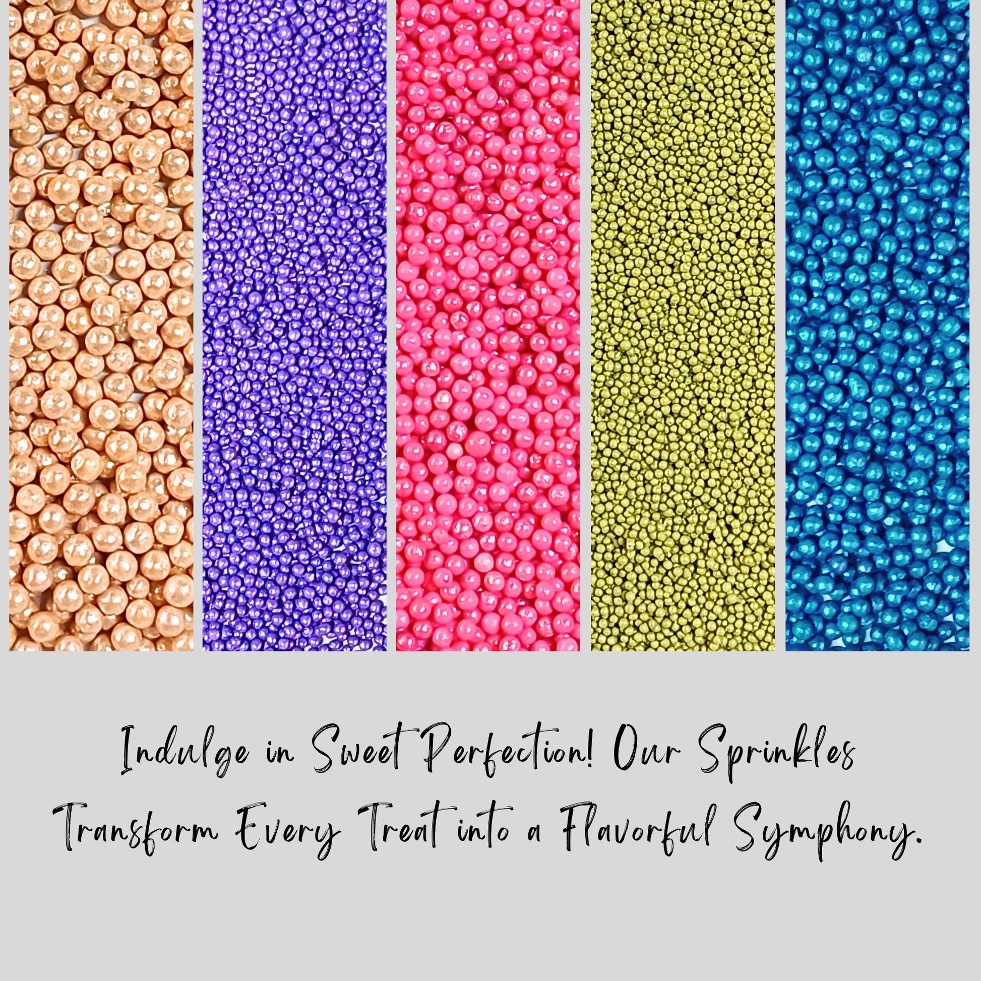 Confect Tropical Treat Disco Balls Assorted Sprinkles (DB-02)