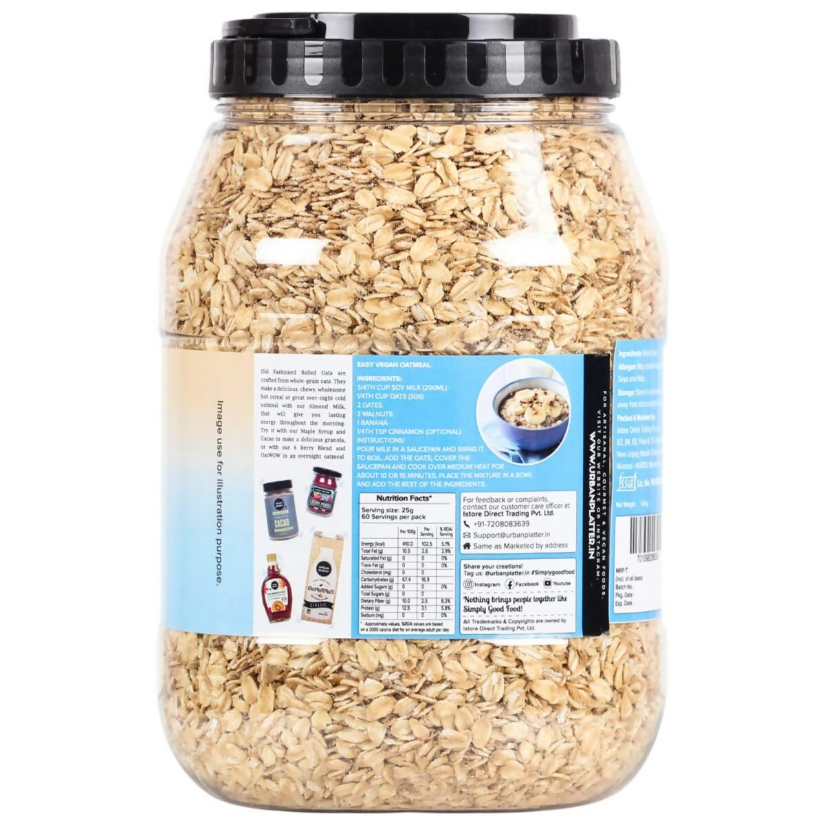 Urban Platter Rolled Oats  Grab2Buy Urban Platter Grab2Buy