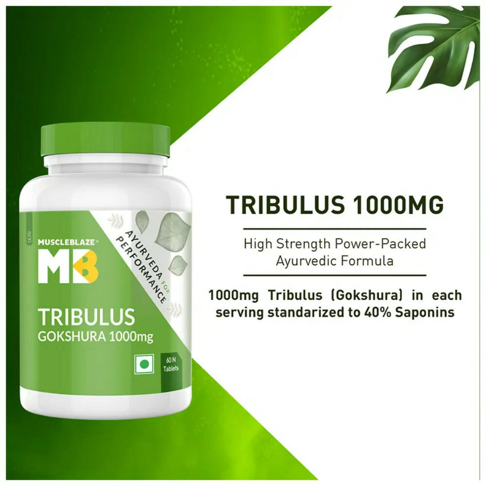 MuscleBlaze Gokshura Tablets 