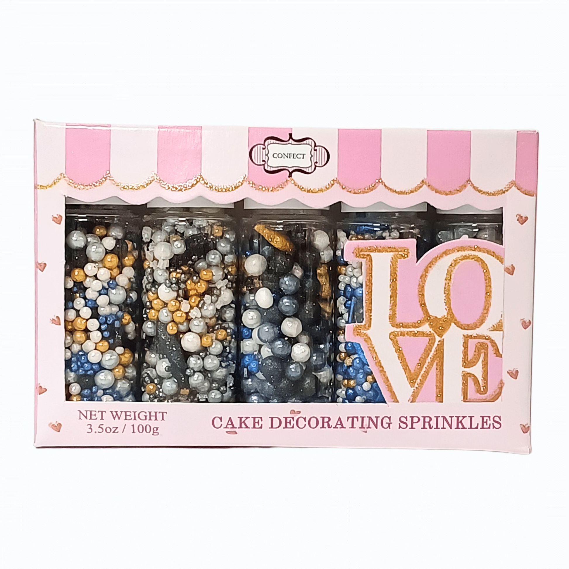 Confect Black, Blue & White | (01) Father's Day Sprinkles