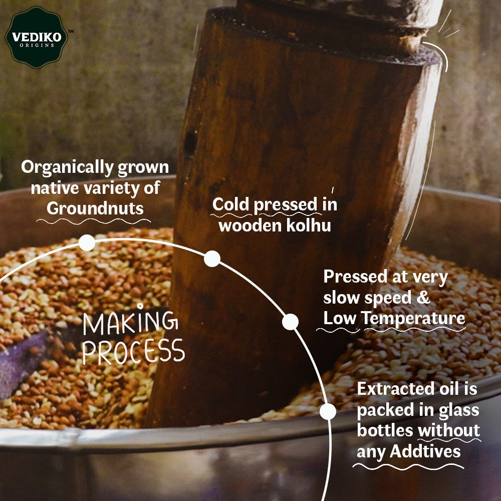 Vediko Origins Groundnut Oil  Grab2Buy Vediko Origins Grab2Buy