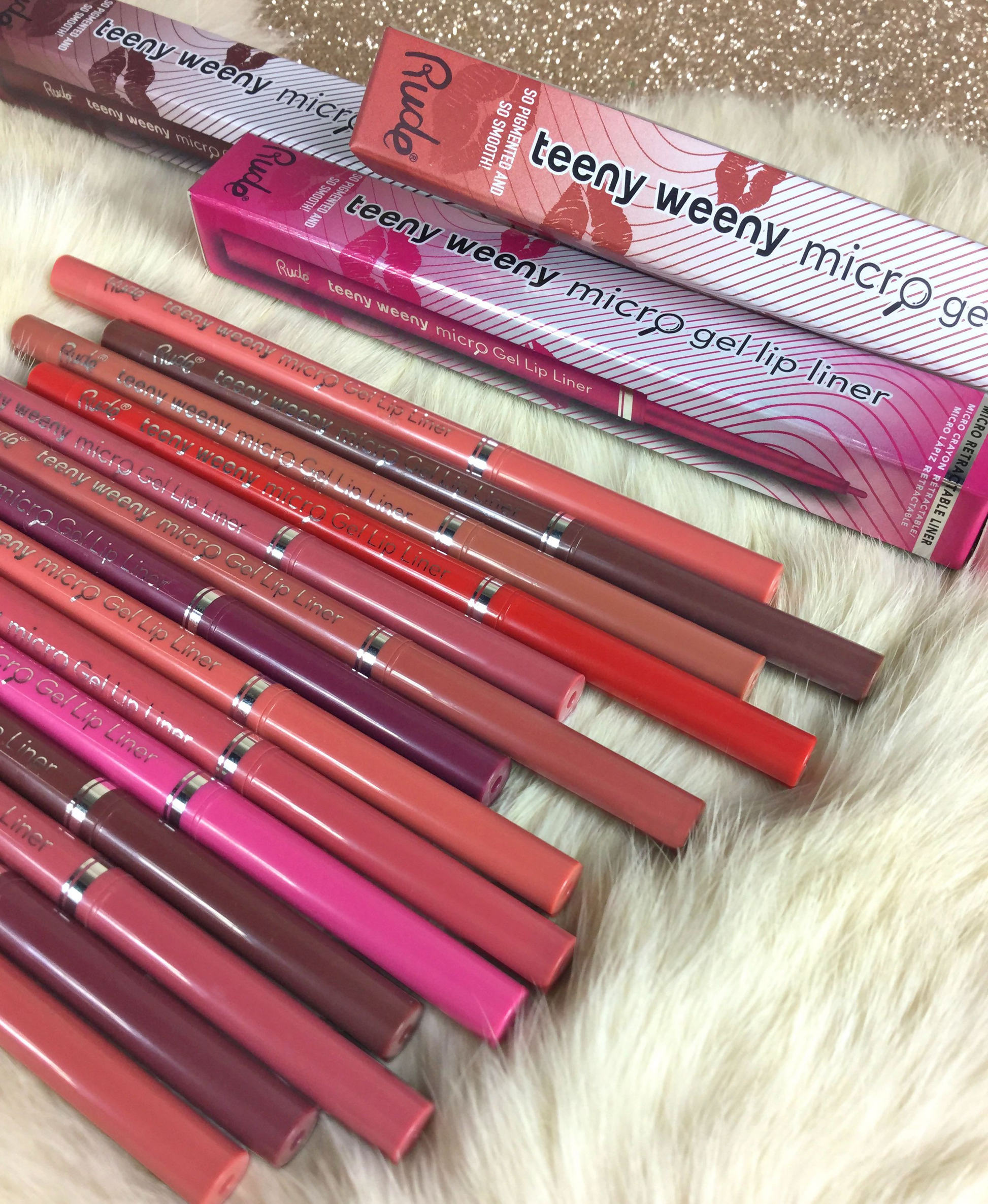 Rude Cosmetics Teeny Weeny Micro Gel Lip Liner - Seeing Red 