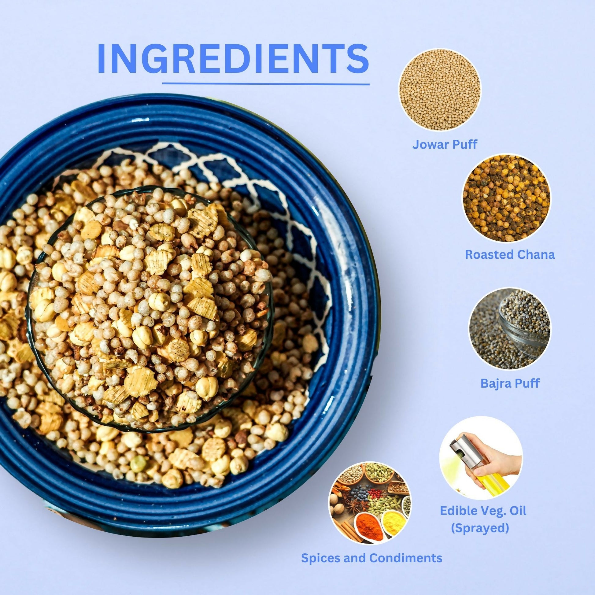 Healthy Master Millet Bhel Crunchy Snack 