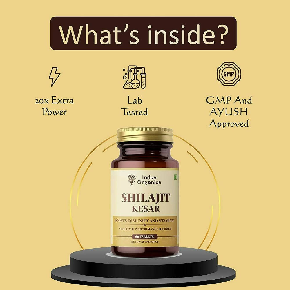 Indus Organics Pure Sj Kesar Tablets 
