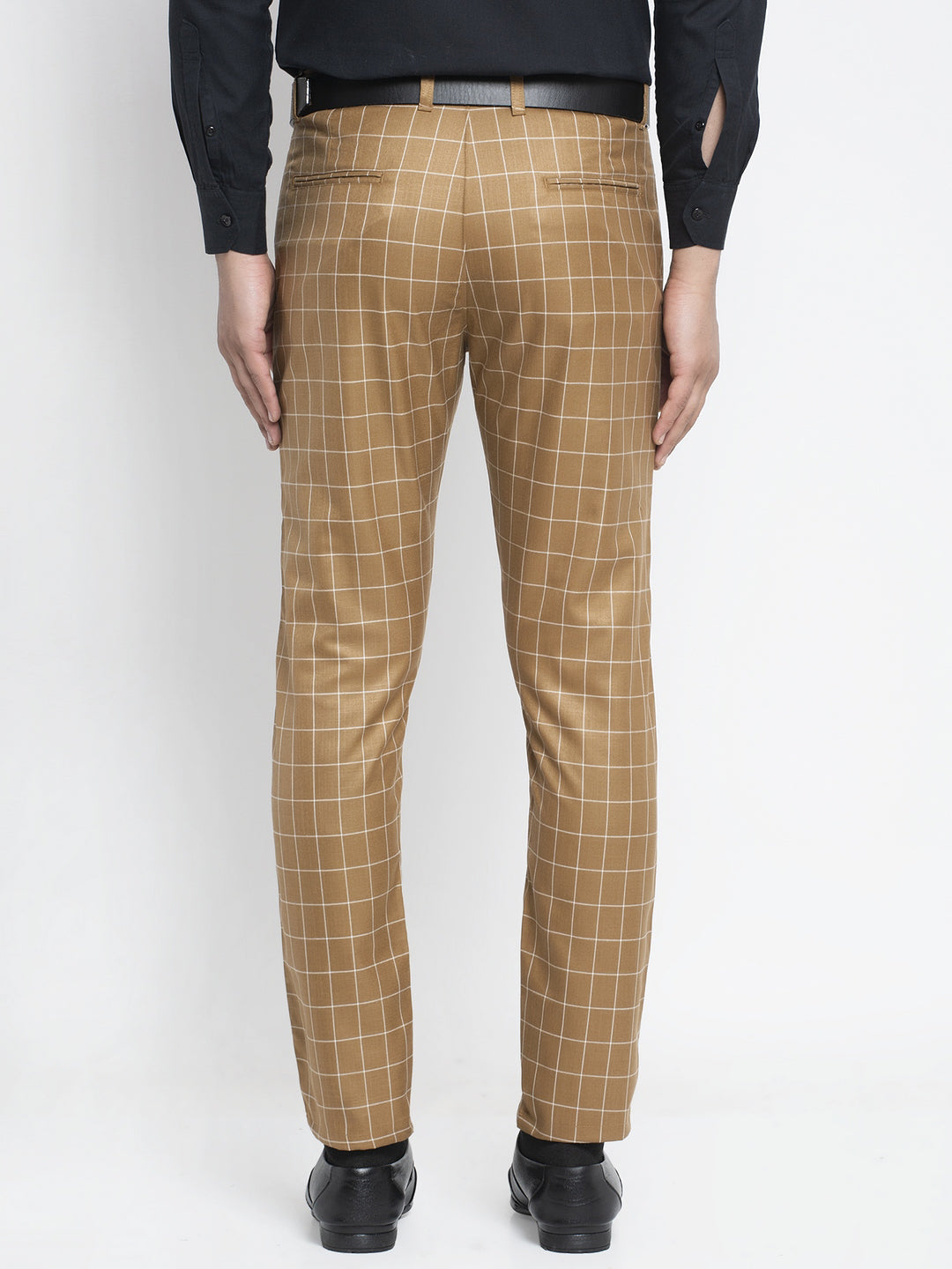 Jainish Men's Brown Formal Trousers ( FGP 260Brown ) 