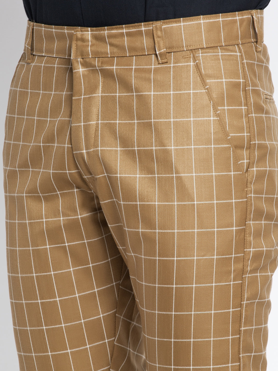 Jainish Men's Brown Formal Trousers ( FGP 260Brown ) 