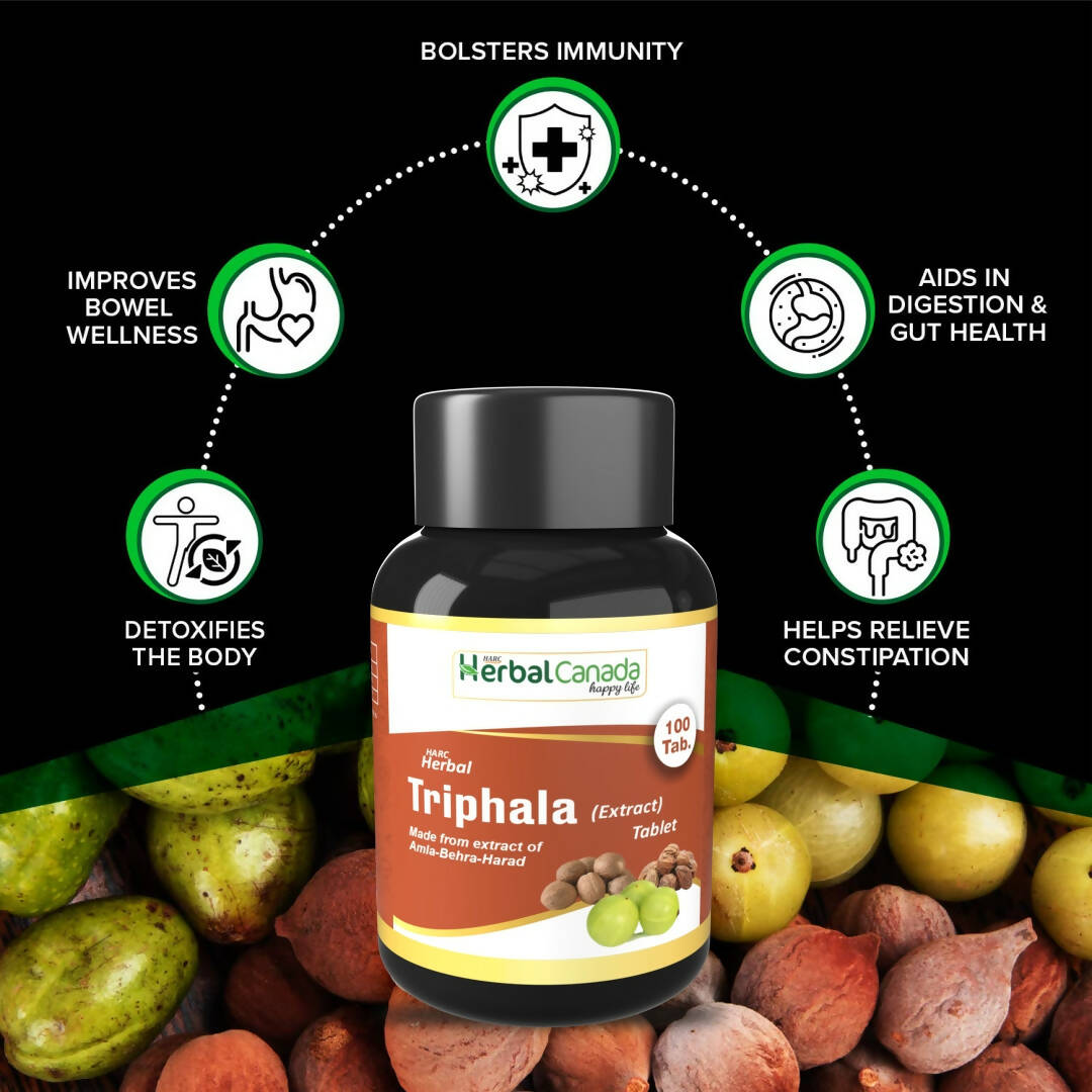 Herbal Canada Triphala Extract Tablets 