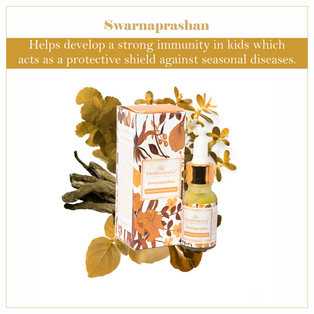 Swarnakayu Swarrnaprashan With Swarna Bhasma & Brahmi Ghritam Genie India