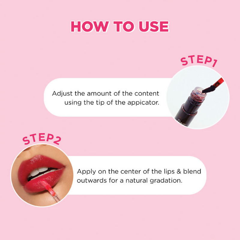 Etude House Dear Darling Water Gel Lip And Cheek Tint Lipstick - Real Red