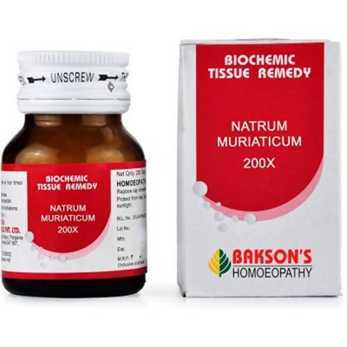 Bakson's Homeopathy Natrum Muriaticum Biochemic Tablets 