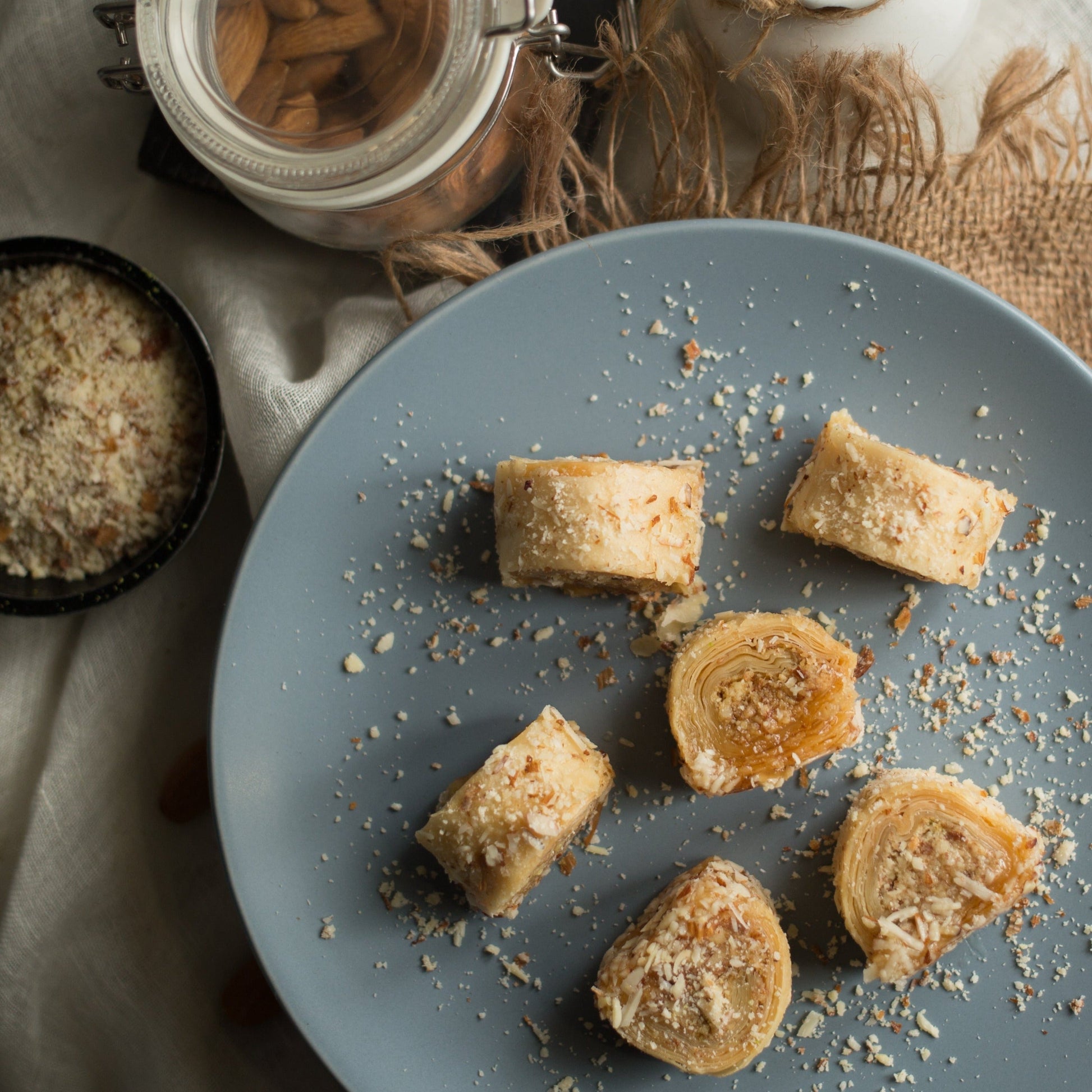 Almond House Flaky Almond Turkish Roll 