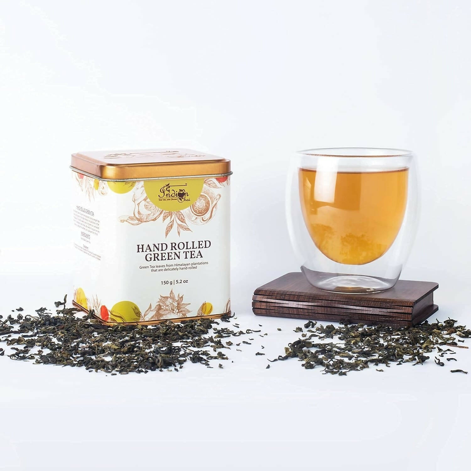 The Indian Chai - Hand Rolled Green Tea 