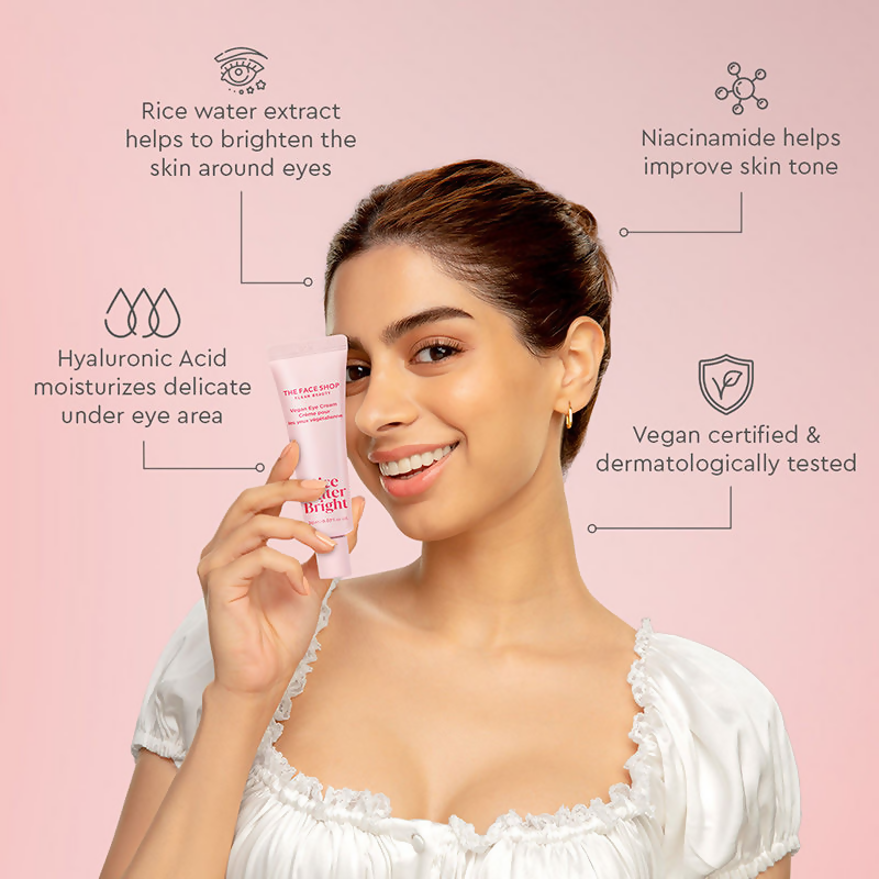 The Face Shop Rice Water Eye Cream  Grab2Buy The Face Shop Grab2Buy