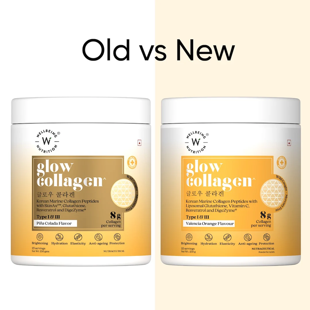 Wellbeing Nutrition Glow Korean Marine Collagen Peptides - Pina Colada Flavor  Grab2Buy Wellbeing Nutrition Grab2Buy