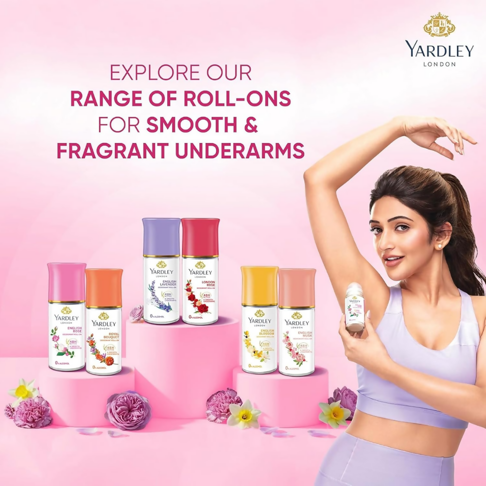Yardley London English Rose Anti Perspirant Deodorant Roll On for Women  Grab2Buy Yardley Grab2Buy