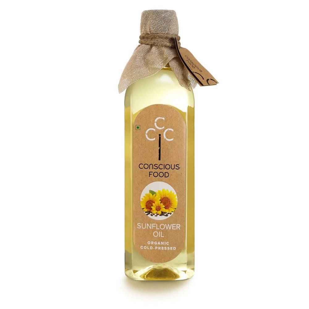 Conscious Food Organic Sunflower Cold Pressed Oil 