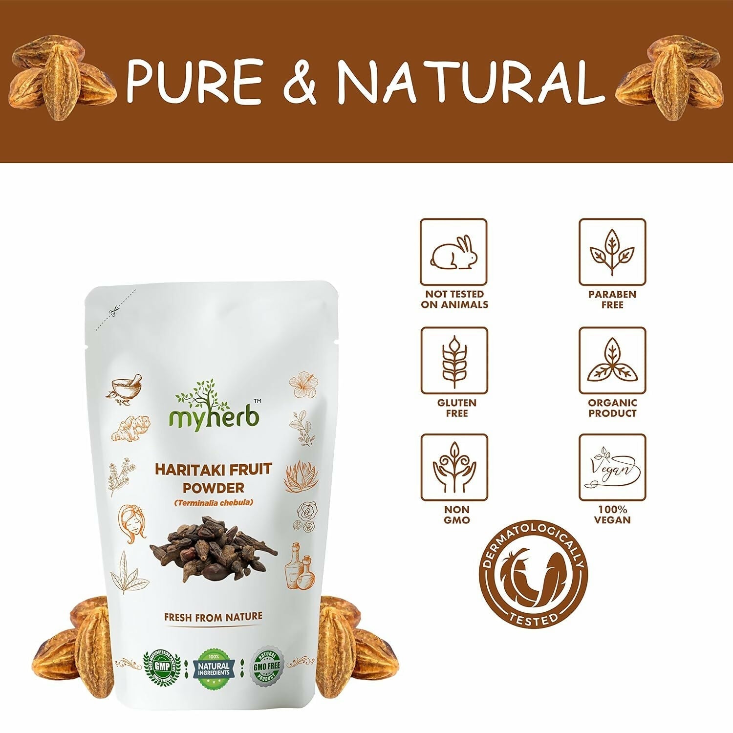 Myherb Natural Organic Haritaki Powder 