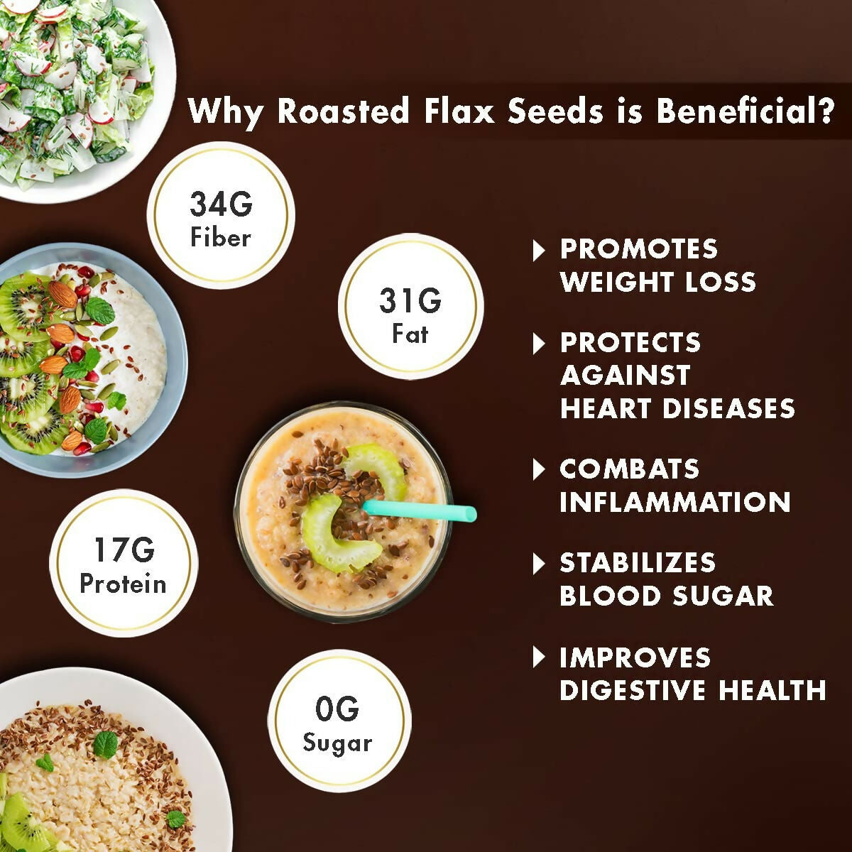 Sorich Organics Roasted Flax Seeds - Grab2buy