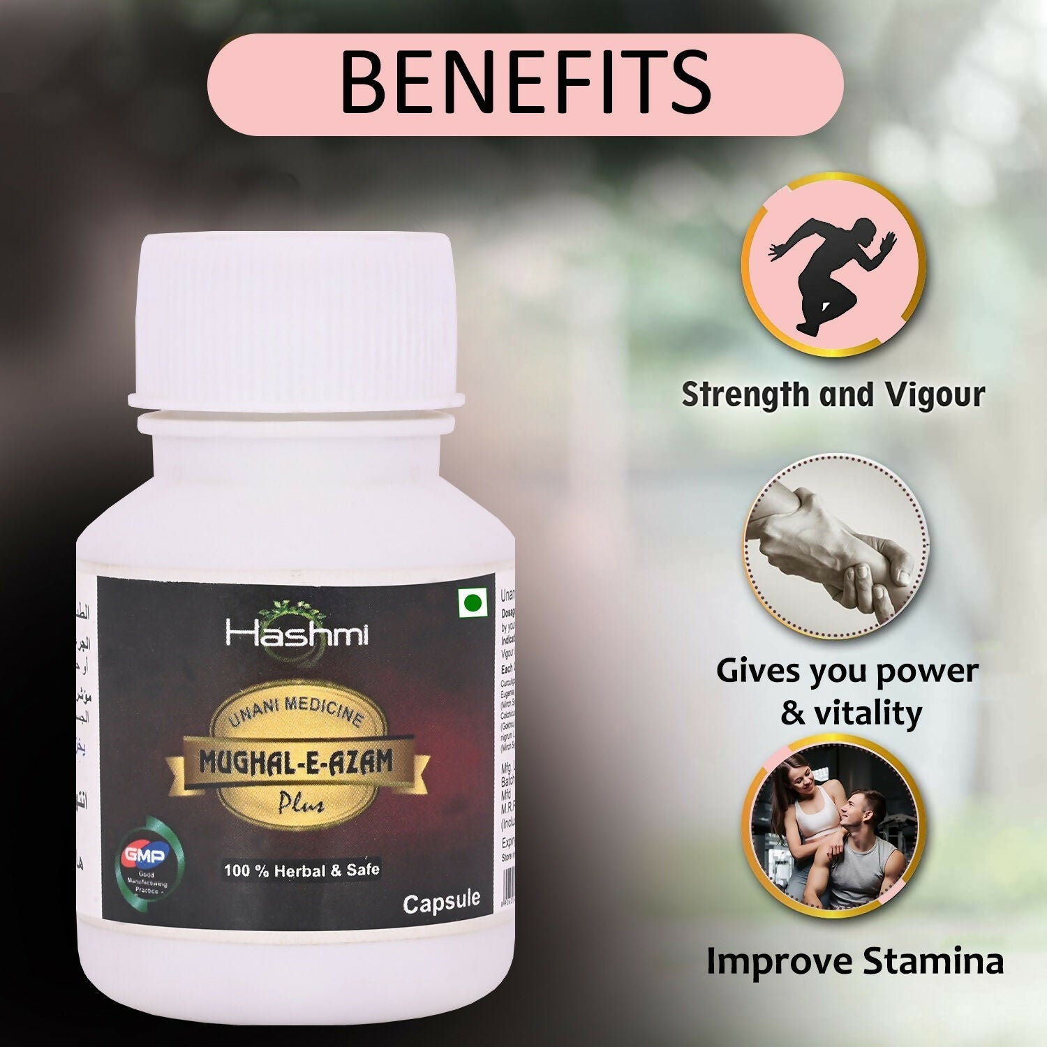 Hashmi Mughal E Azam Capsules - Grab2buy