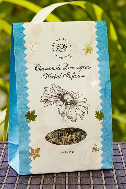 SOS Organics Chamomile Lemongrass Herbal Infusion - Grab2buy