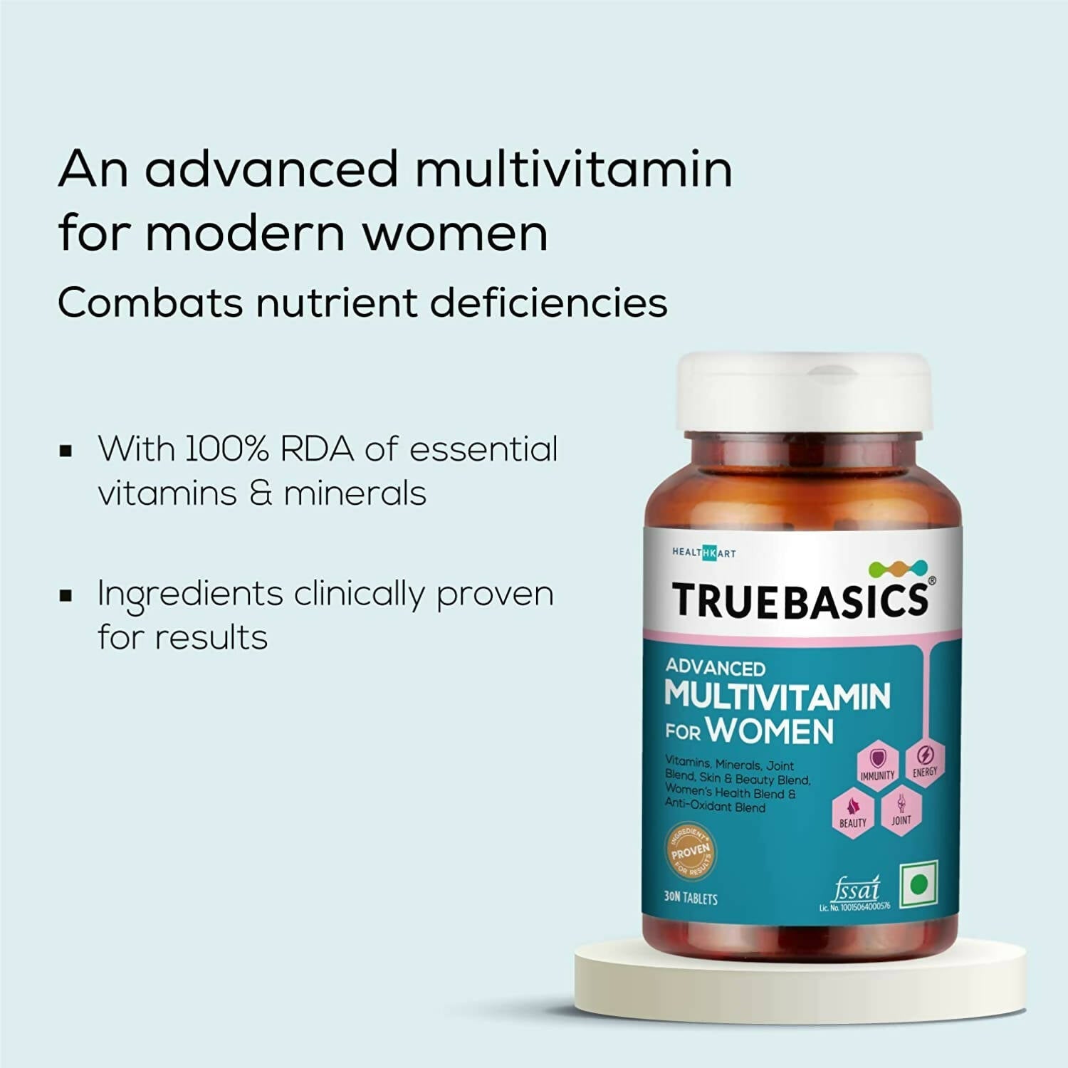 TrueBasics Advanced Multivitamin Tablets for Women 