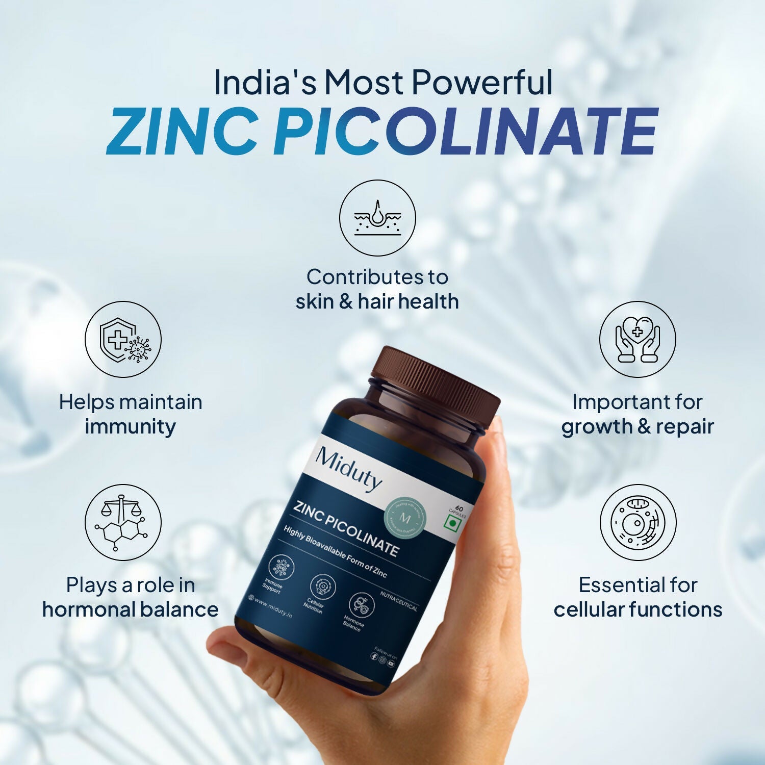 Miduty Zinc Picolinate Capsules 