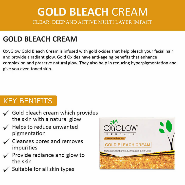 Oxyglow Herbals Gold Bleach Cream 