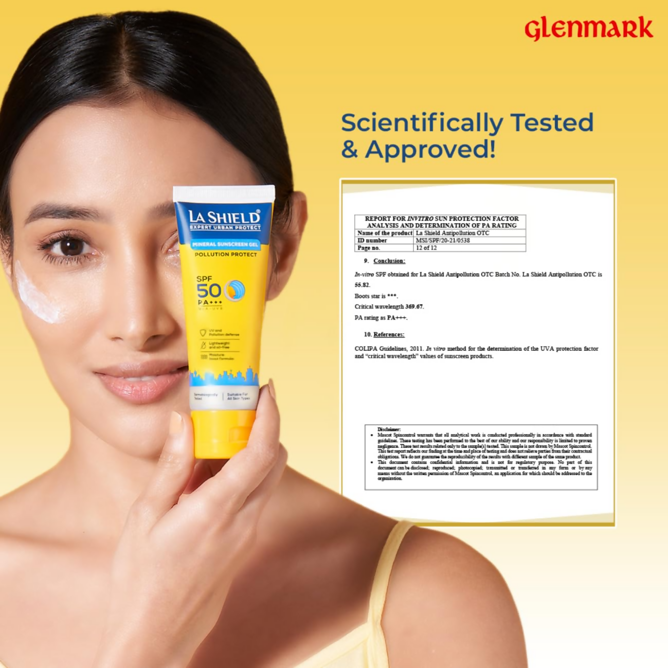 La Shield Pollution Protect SPF 50 Mineral Sunscreen Gel 
