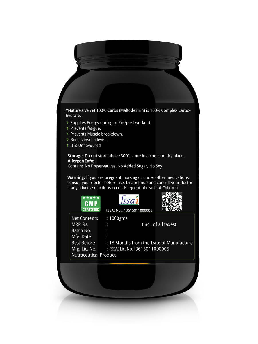 Nature's Velvet 100% Carbs Powder 