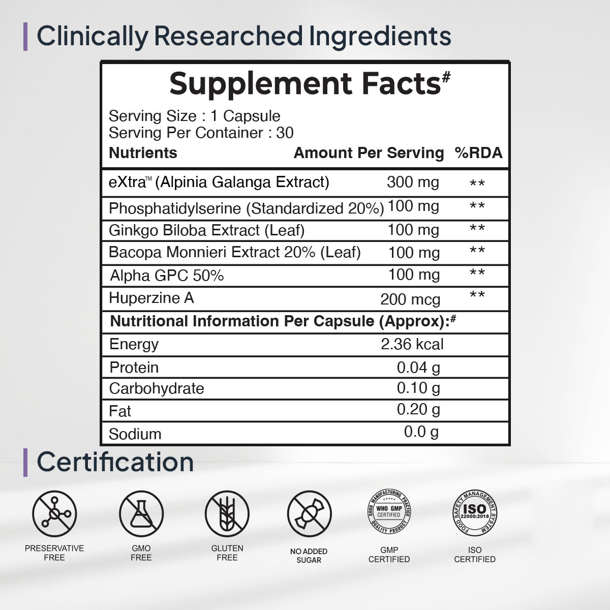 Miduty by Palak Notes Memory & Focus Capsules 