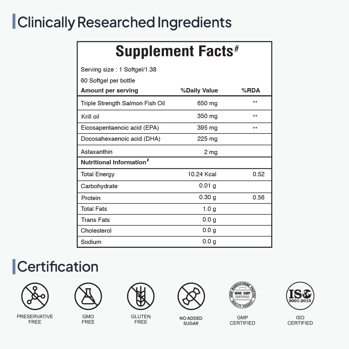 Miduty by Palak Notes Krill Omega Complex Softgels 