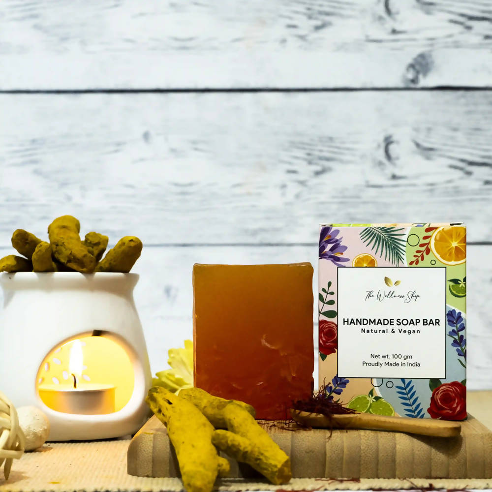 The Wellness Shop Premium Turmeric & Saffron Handmade Soap  Grab2Buy The Wellness Shop Grab2Buy