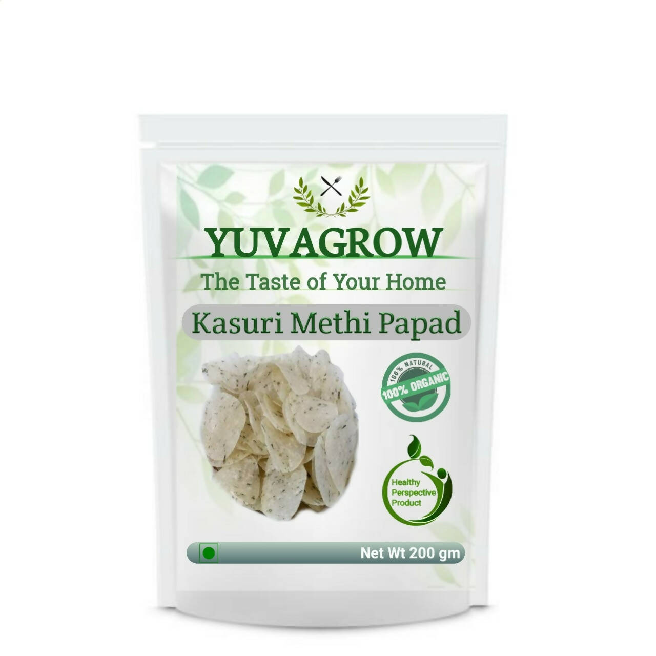 Yuvagrow Kasuri Methi Papad - Grab2buy