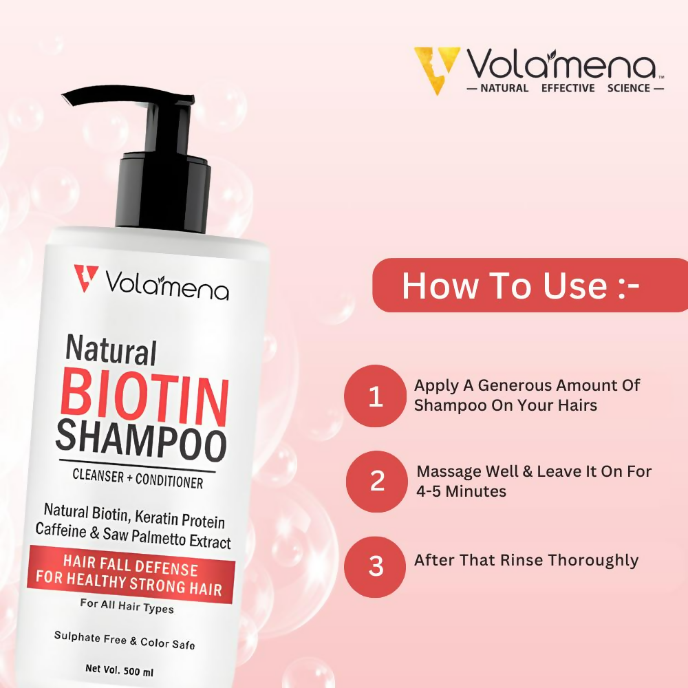 Volamena Natural Biotin 2 In 1 Shampoo  Grab2Buy Volamena Grab2Buy