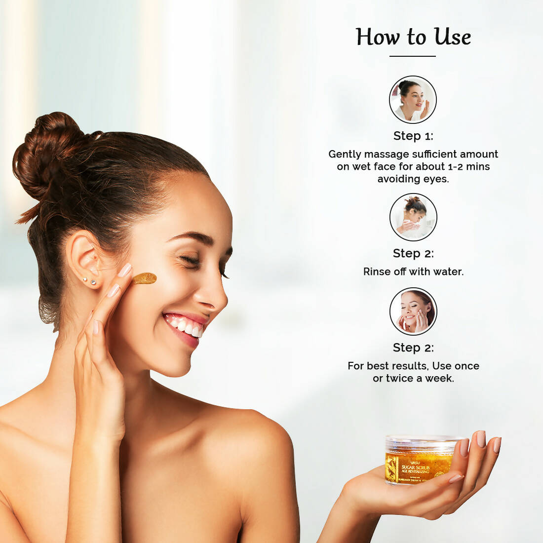 Vasu Healthcare Age Revitalizing Sugar Scrub  Grab2Buy Vasu Healthcare Grab2Buy