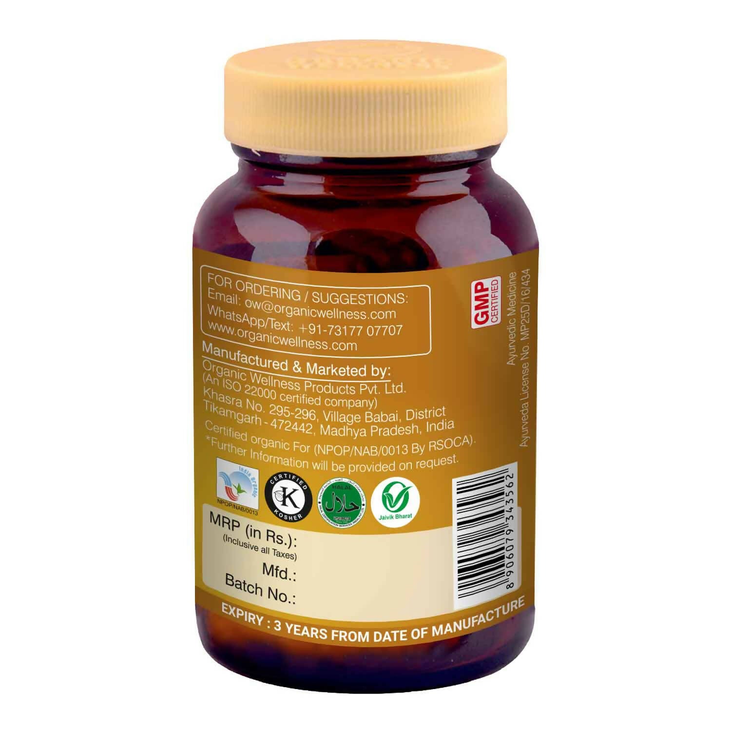 Organic Wellness Kapikachhu Vegetarian Capsules 