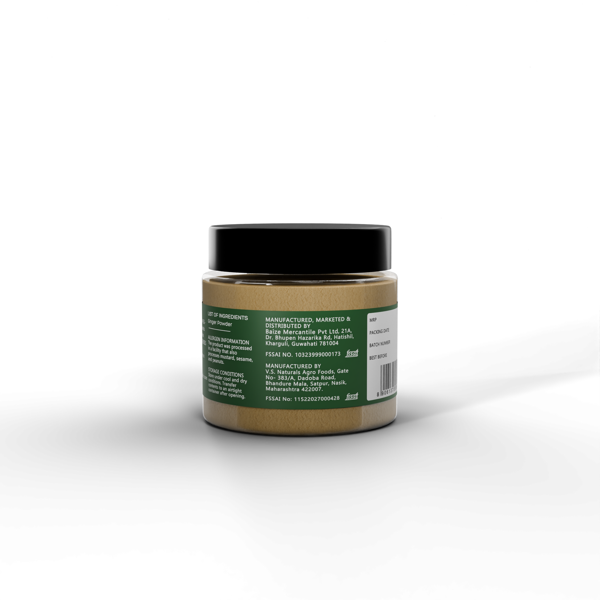 4 - Organic Ginger Powder - 50g (1)