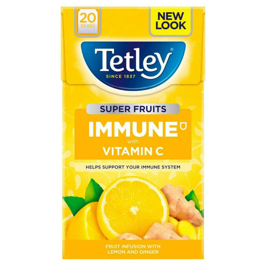 Tetley Fruit Infusions With Lemon And Ginger Tea Bags  Grab2Buy Tetley Grab2Buy