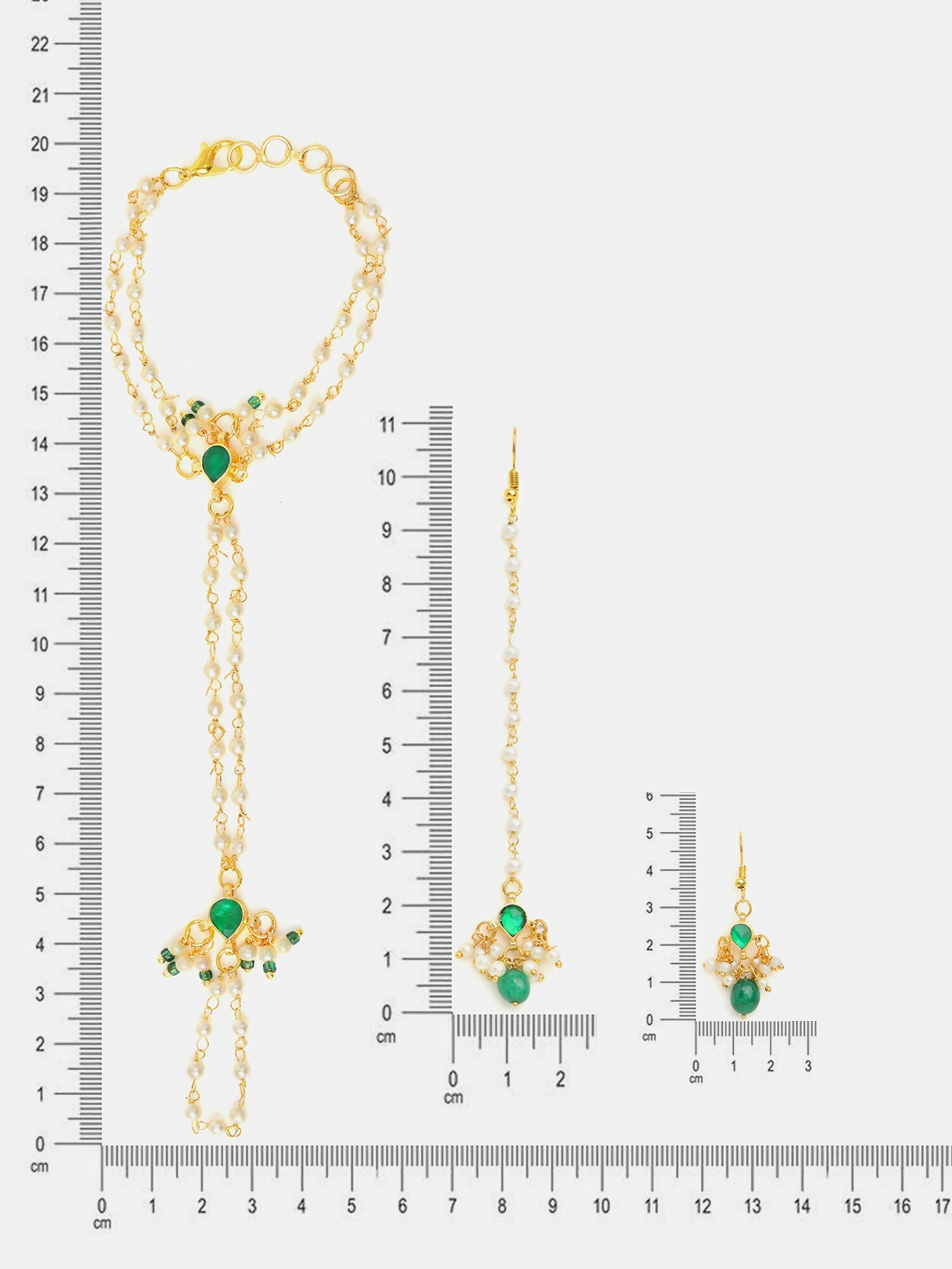 Ruby Raang Green Aura Set