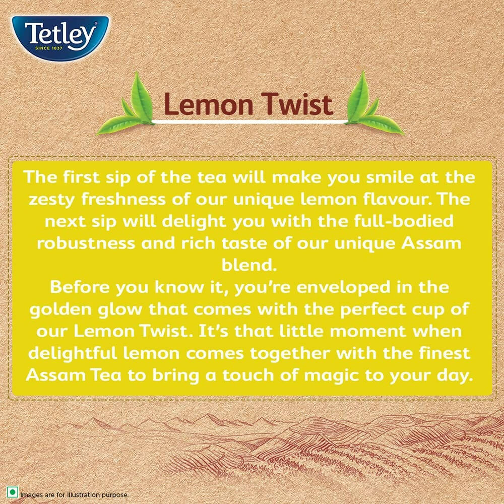 Tetley Lemon Flavoured Tea Bags  Grab2Buy Tetley Grab2Buy
